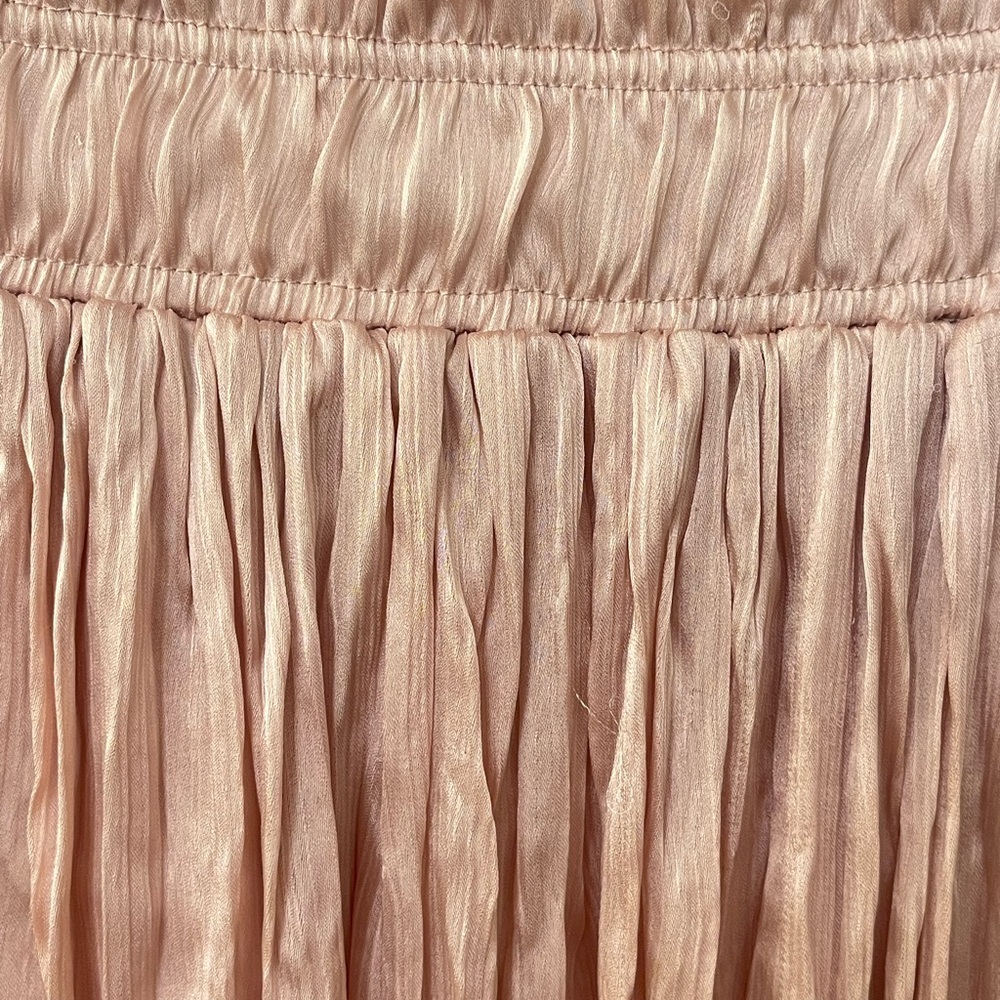 Topshop Light Pink Pleated Maxi Skirt - Picture 5 of 10